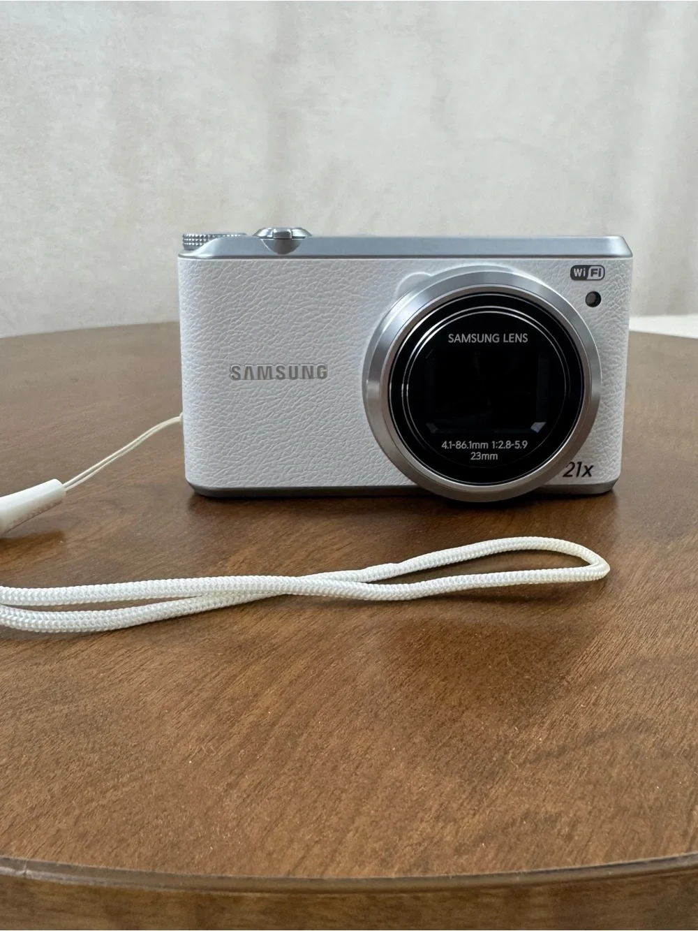 Samsung WB350F Smart Camera White 16.3MP 21x Zoom WiFi Complete Box 16GB